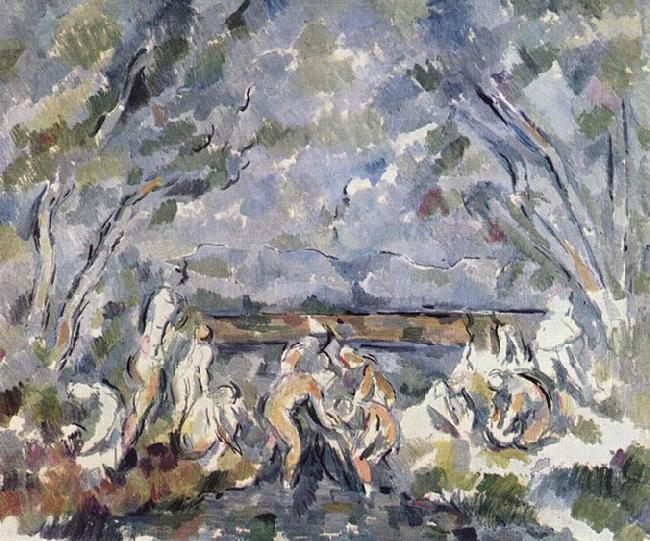 Paul Cezanne Badende oil painting image
